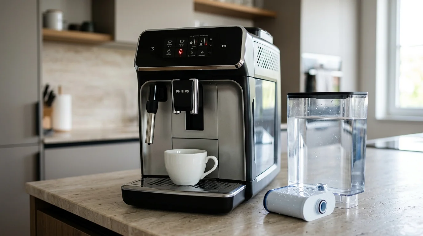 Philips гудит и не наливает ни кофе, ни горячую воду: где застряла вода в кофемашине