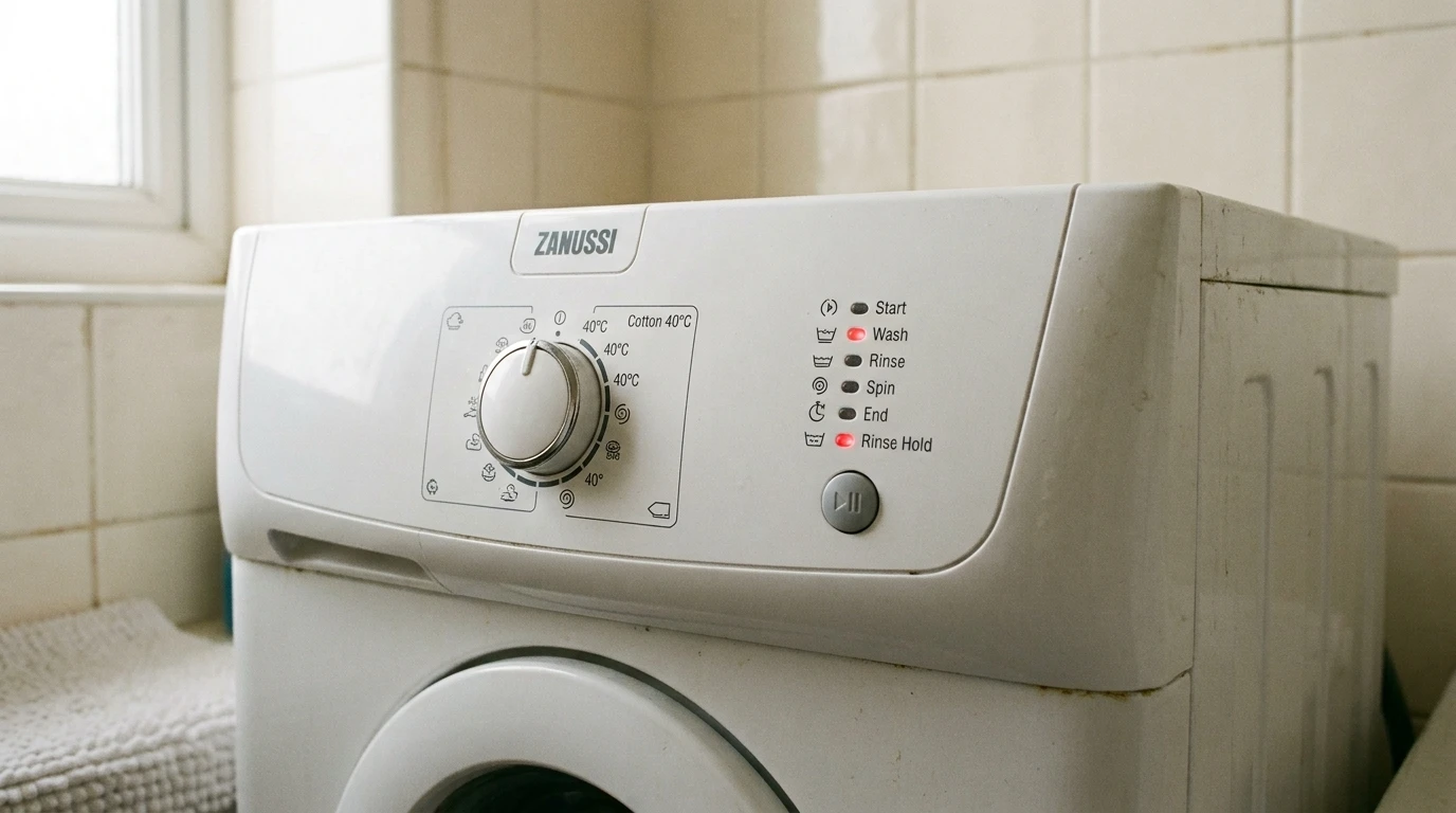 Zanussi без дисплея: как прочитать код ошибки по миганию лампочек