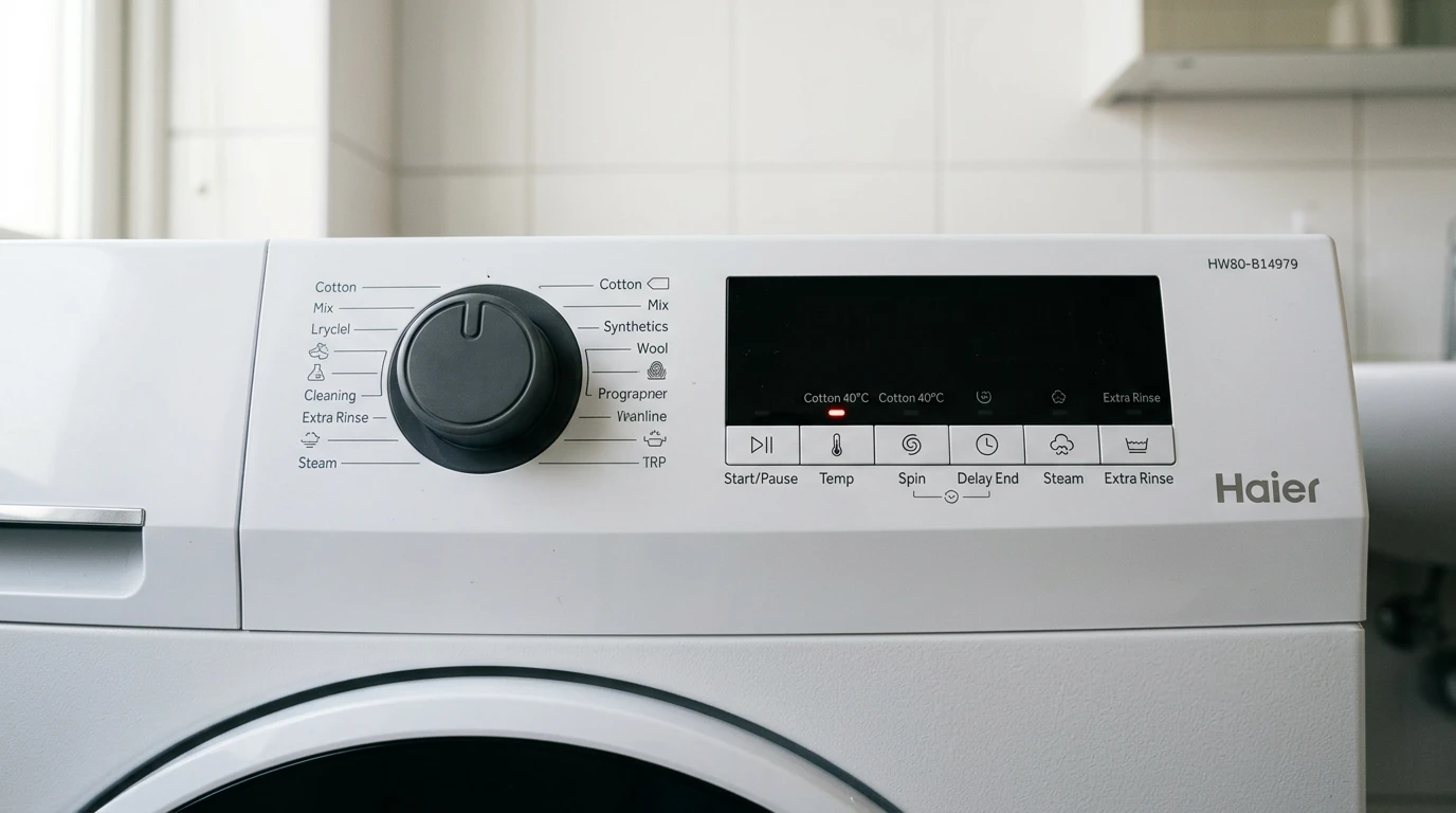 Коды и подсказки Haier: что машина говорит словами и что скрывают буквы