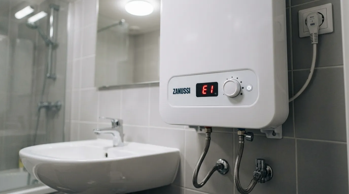 Какие символы на дисплее Zanussi означают поломку и почему nF и Sc к ним не относятся