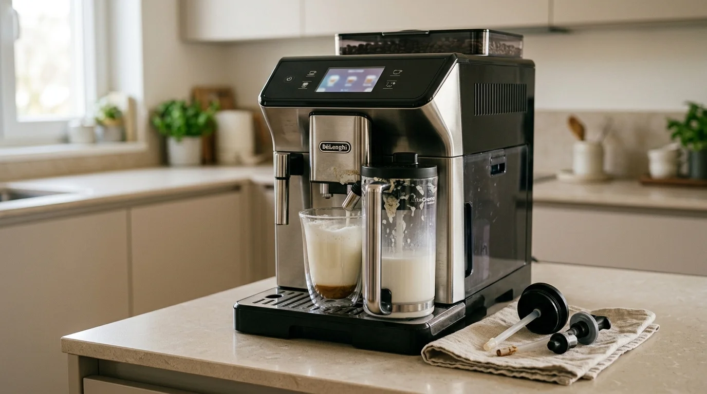 Кофемашины De'Longhi PrimaDonna и Eletta чаще подводят молочной системой, чем электроникой