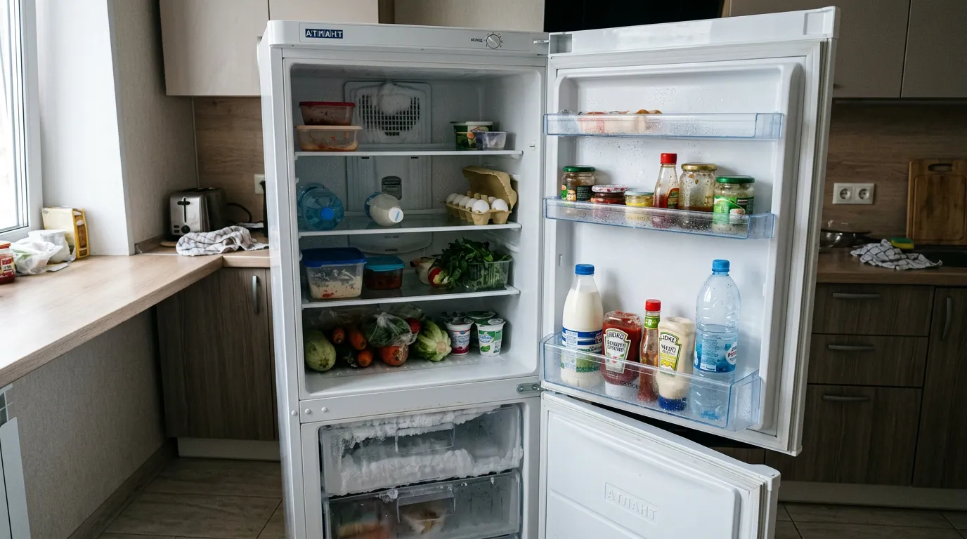 Красная лампочка и коды на дисплее холодильника Атлант: где норма, а где поломка