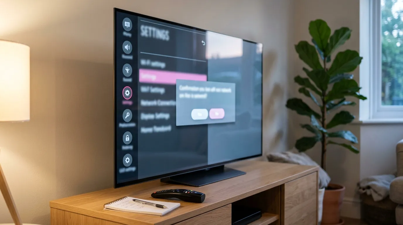 Сброс телевизора LG к заводским настройкам: где искать пункт в меню webOS разных лет