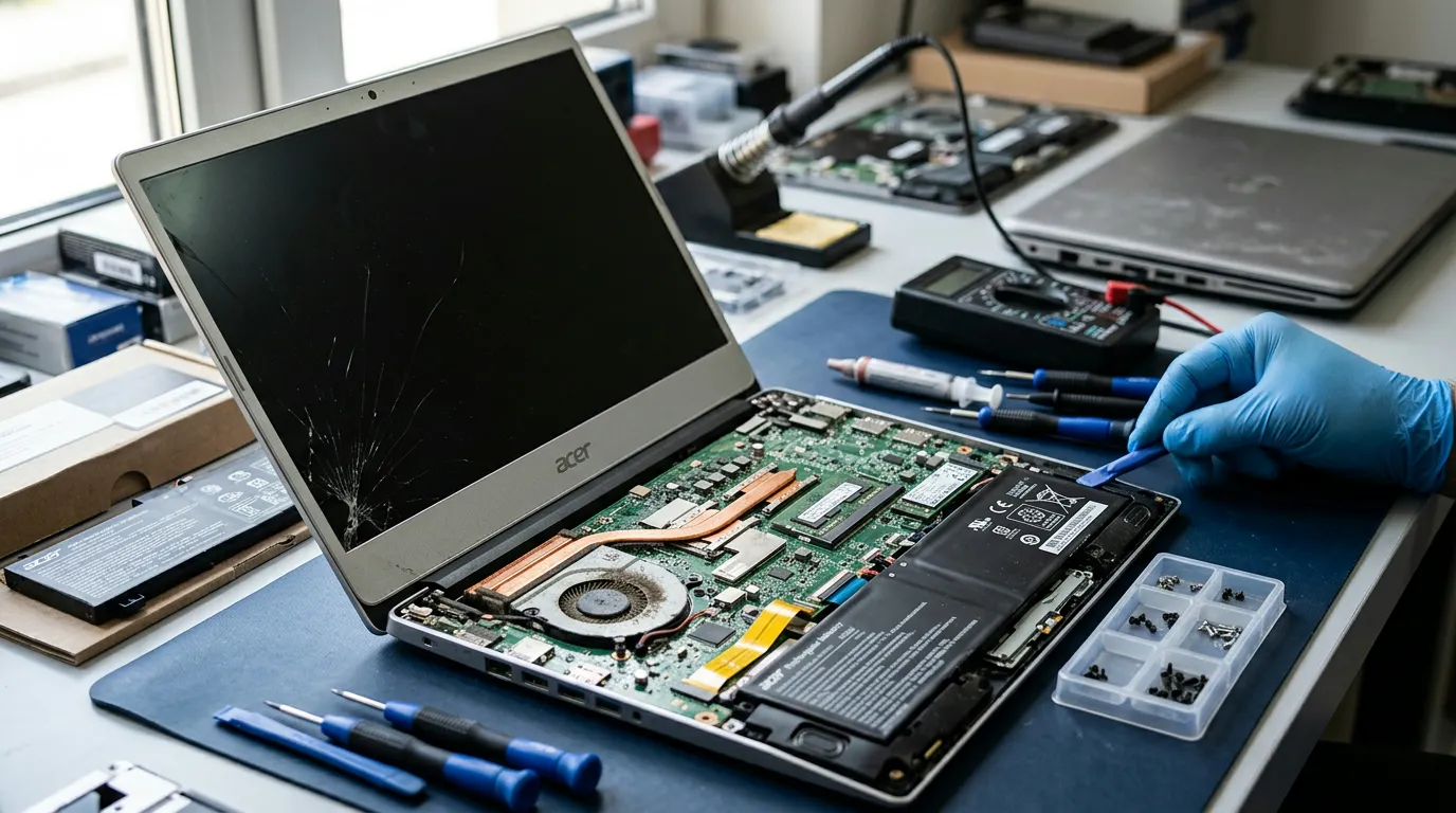 Ремонт ноутбуков Acer: что ломается чаще всего и как посчитать, стоит ли чинить