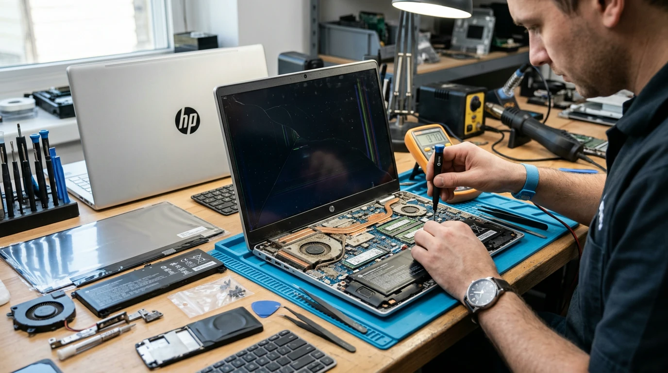 Ноутбук HP сломался: какие неисправности встречаются чаще других и во сколько обходится ремонт