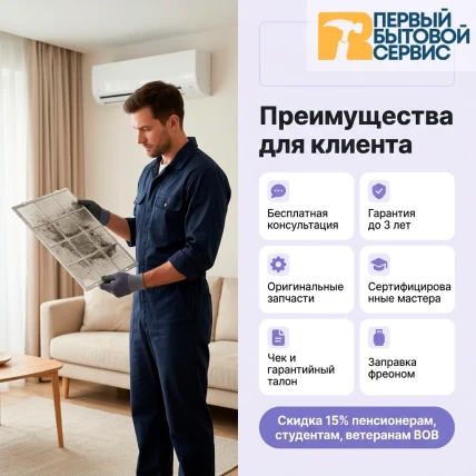 Ремонт и чистка кондиционеров и сплит систем — фото 2