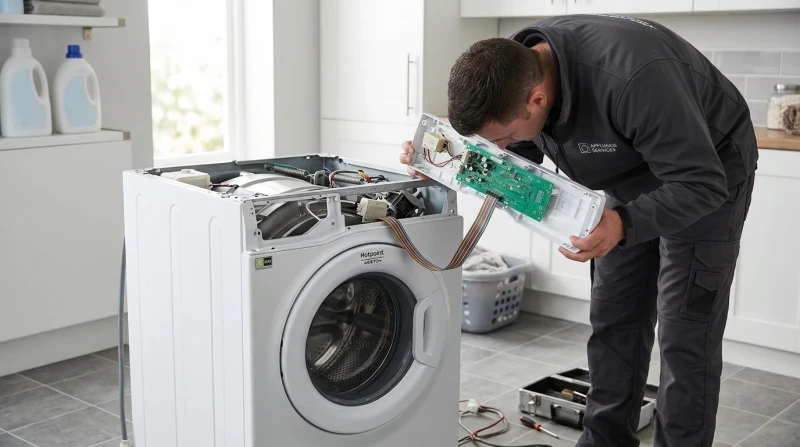Что ломается в стиральных машинах Hotpoint-Ariston: две платы, бак, привод — симптомы и цены