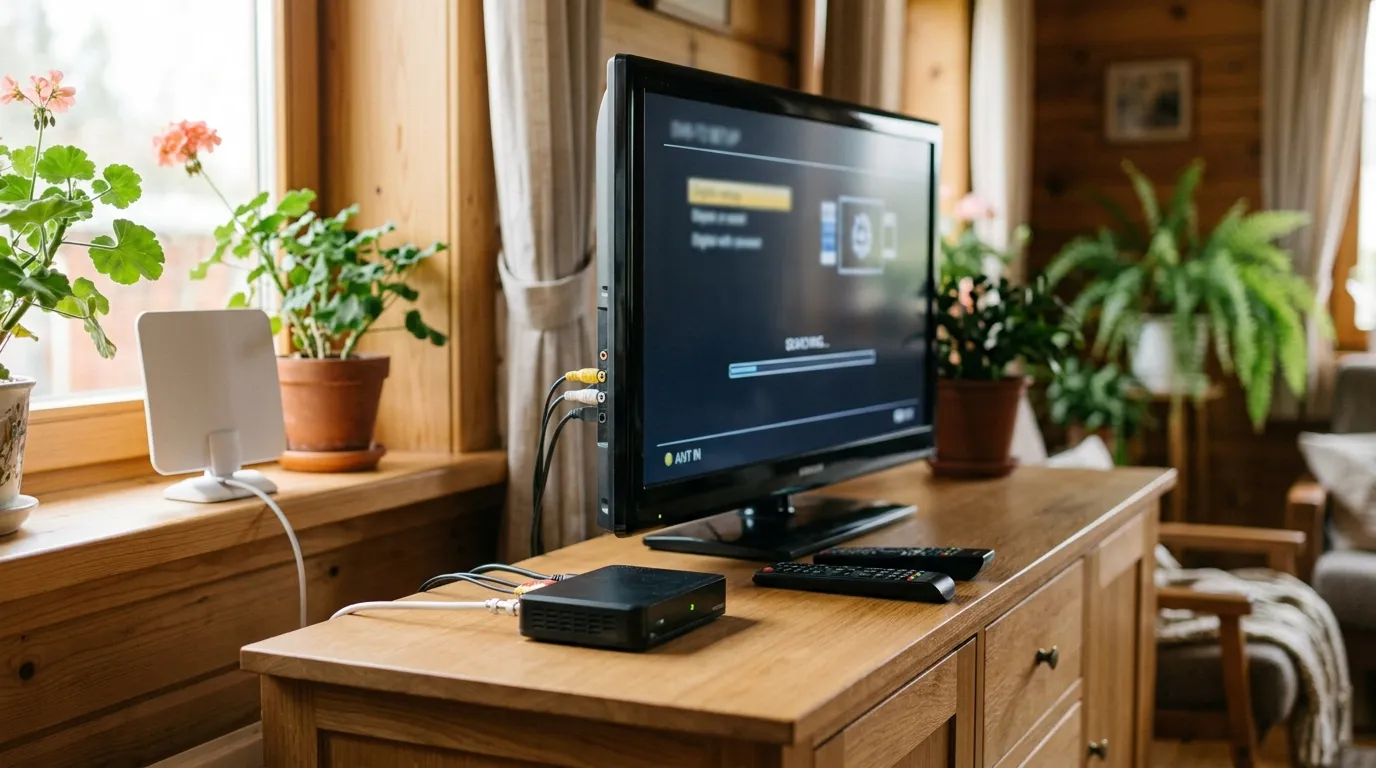 Цифровая приставка DVB-T2: как подключить её к телевизору и найти каналы с первого раза