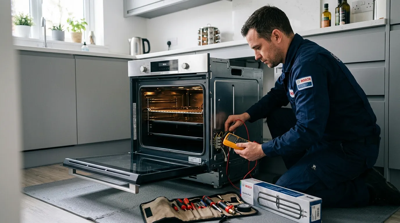 Духовки Bosch: какие узлы отказывают чаще всего и что можно проверить самому