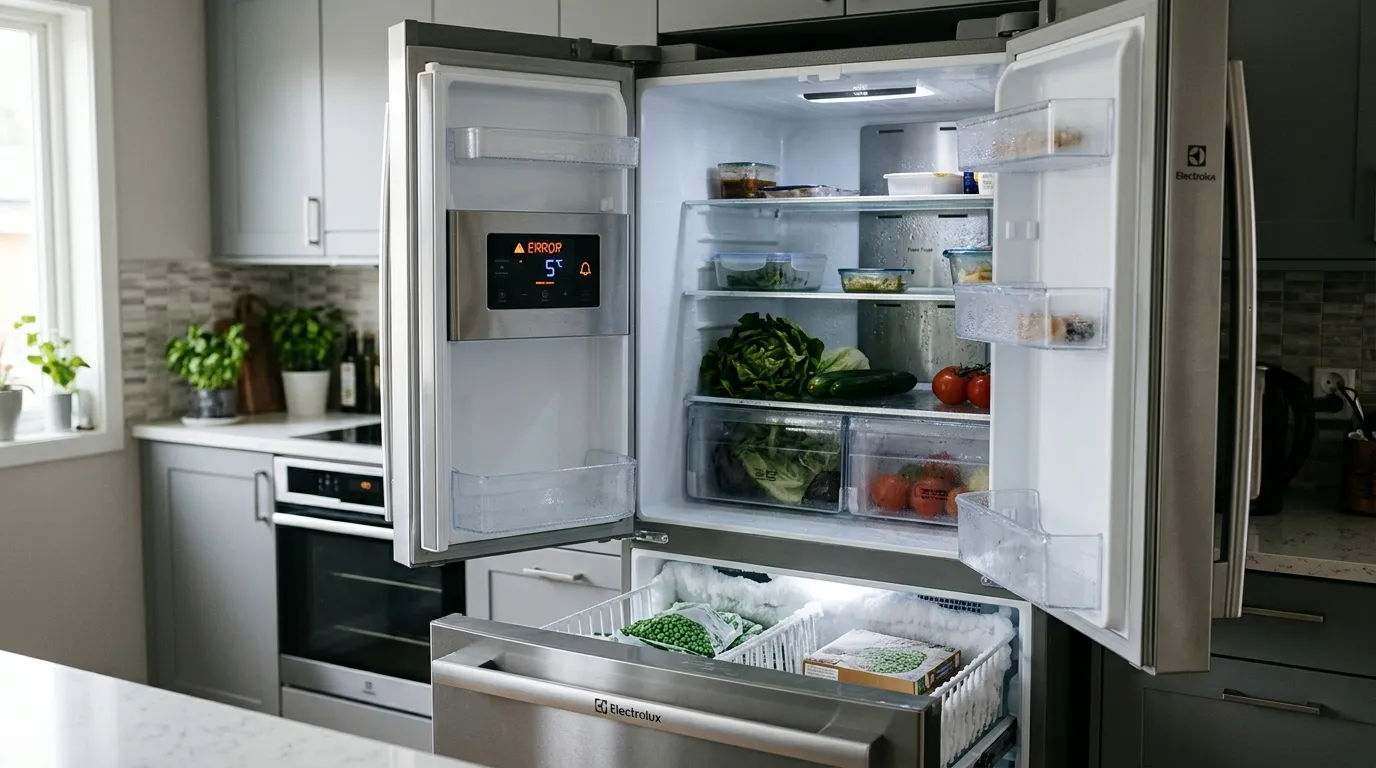 Холодильник Electrolux показывает F1, F8 или E10: что можно исправить самому, а что нет
