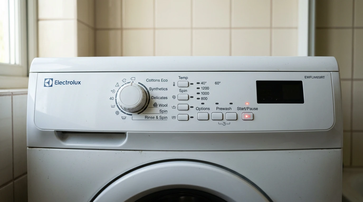 Код E на дисплее Electrolux: первая цифра называет систему, вторая — узел