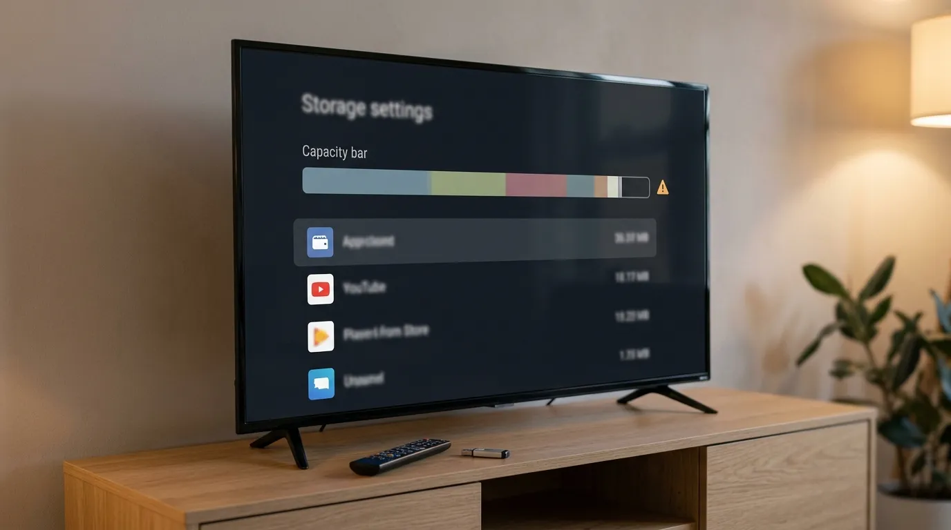 Память Smart TV заполнена: телевизор не ставит приложения и просит освободить место