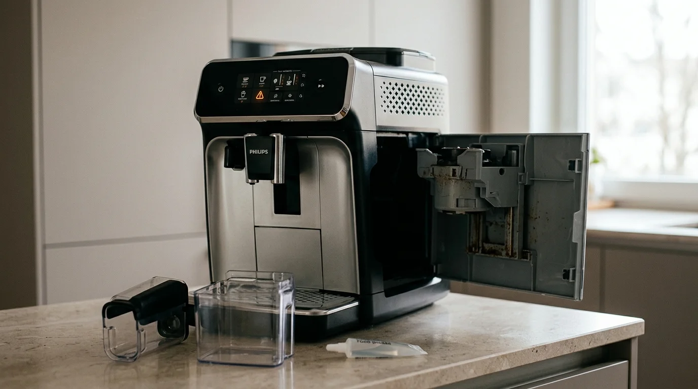 За что владельцы кофемашин Philips с системой LatteGo чаще всего вызывают мастера